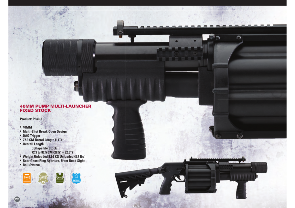 40MM PUMP MULTI-LAUNCHER